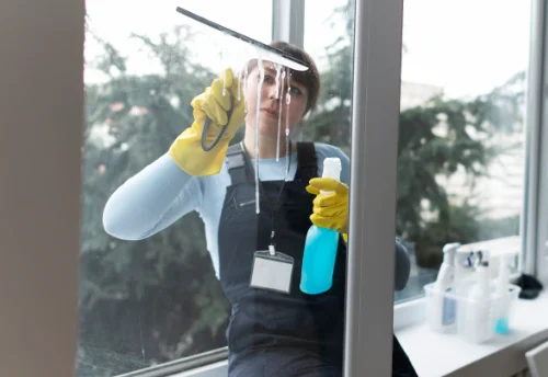 Nettoyage de vitres intérieures et extérieures à Voutré